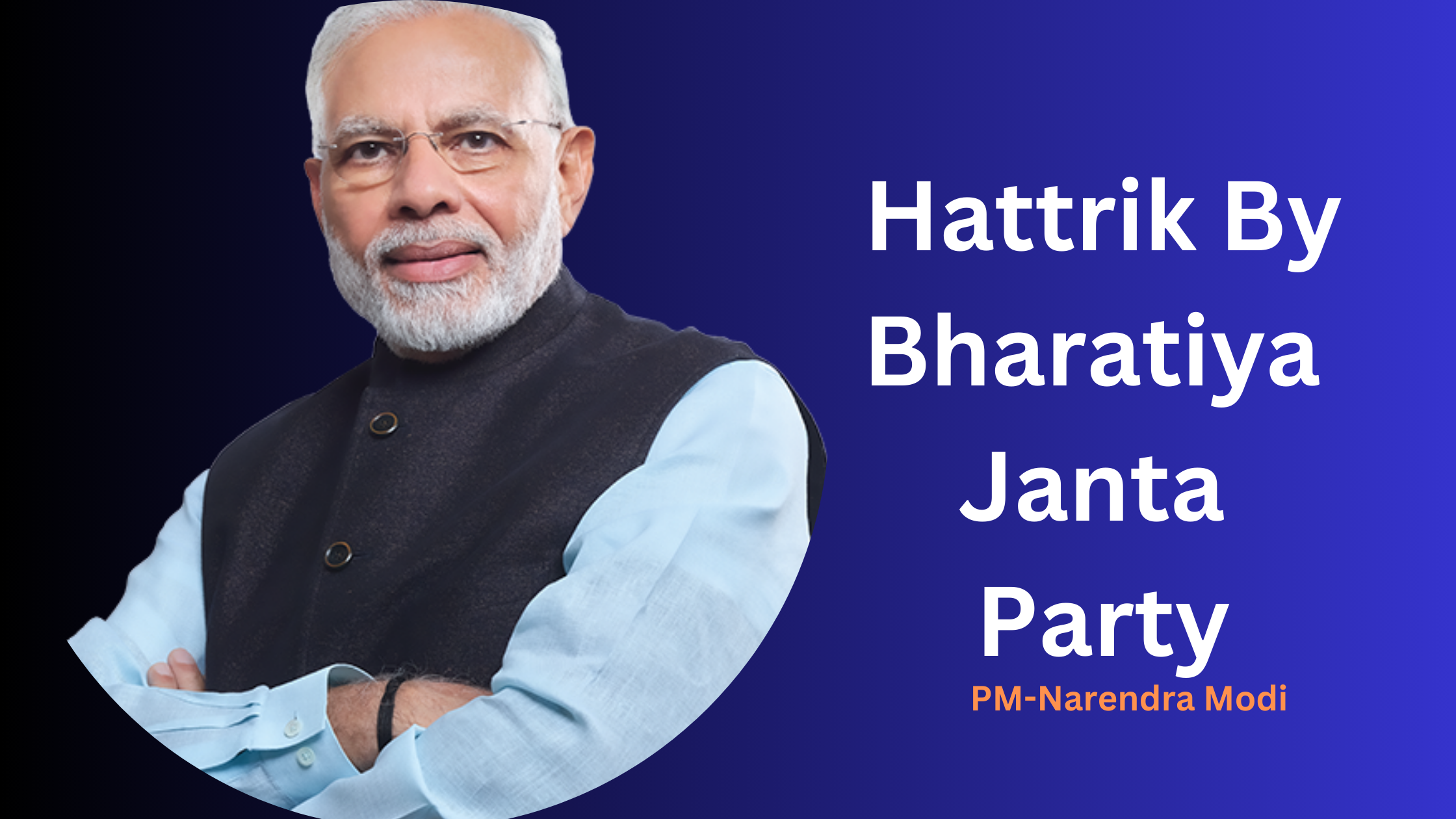 Hattrick by Bharatiya Janta Party -BJP